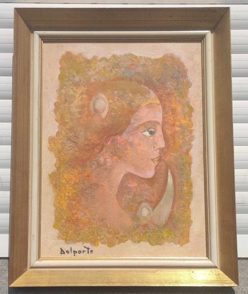 huile sur panneau apparition signe charles delporte, Ophalen of Verzenden