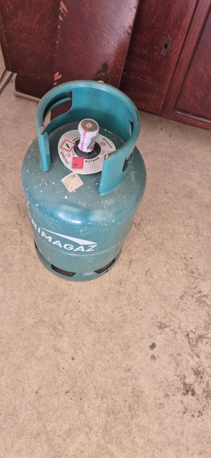 2 gasflessen te koop, Ophalen
