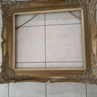 Hout en goudkleur, 50 – 75, Enlèvement, Utilisé, Création originale