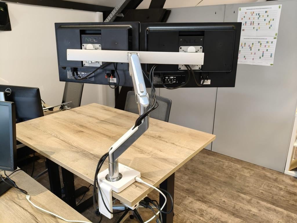 monitorarm, Computers en Software, Monitoren, Zo goed als nieuw, Ophalen