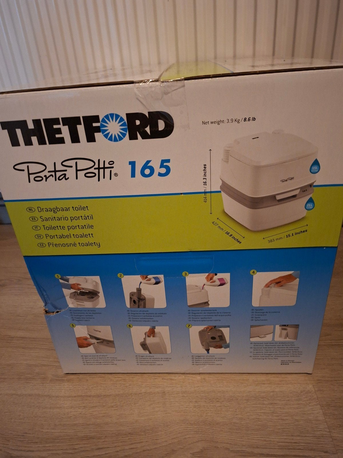 Nieuw in ongeopende doos thetford chemisch toilet 65€, Ophalen