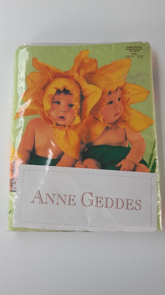 dekbedovertrek Anne Geddes, Ophalen, Eenpersoons, Meerkleurig, Dekbedovertrek