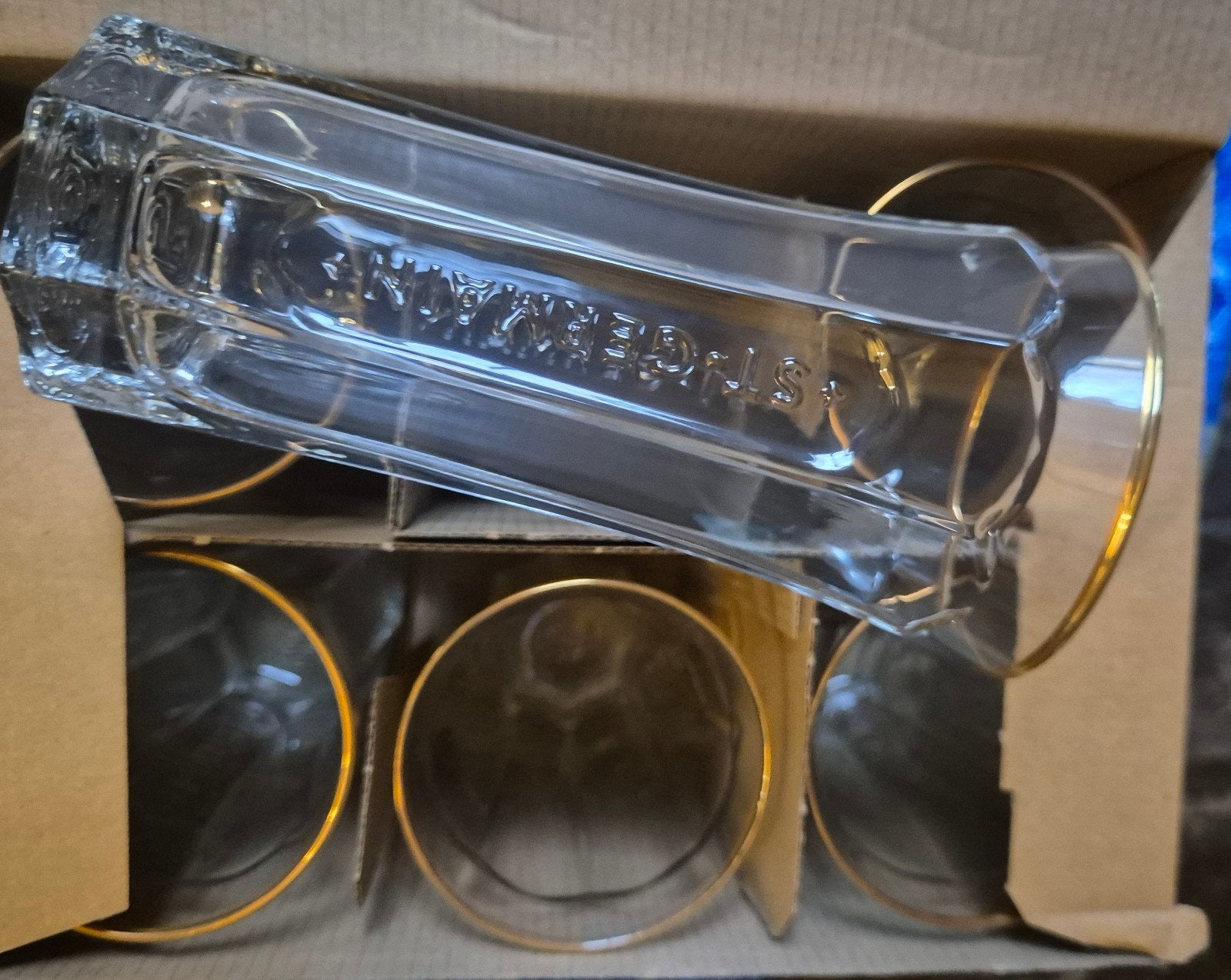 Set van 6 St. Germain likeur/digestieglazen, Verzamelen, Glas en Drinkglazen, Ophalen of Verzenden