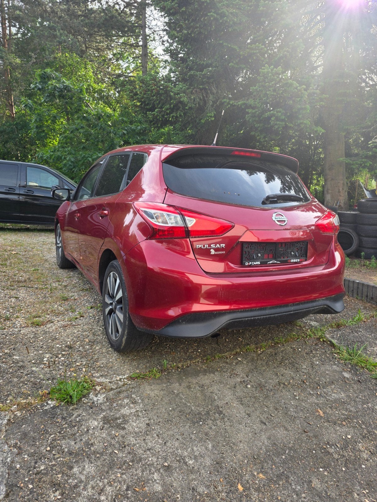 Nissan Pulsar 1200 benzine  om te herstellen, Auto's, Voorwielaandrijving, Stof, Bedrijf, 5 deurs