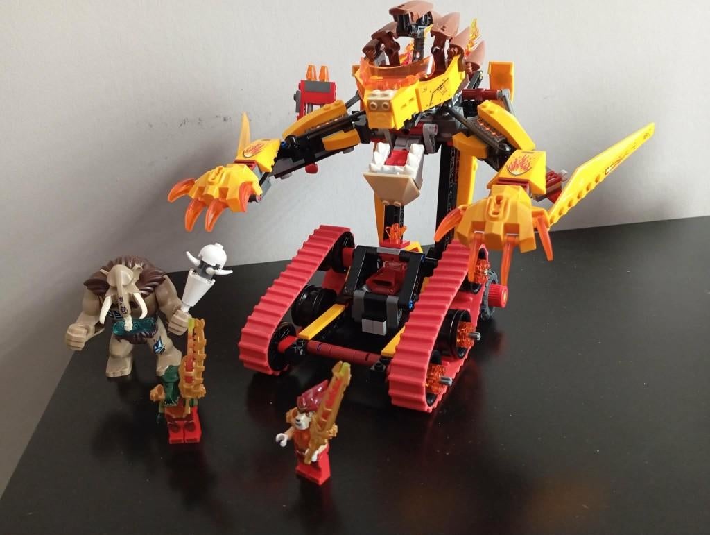 Lego Legends of Chima 70144 — De Fire Lion Tank — Compleet, Kinderen en Baby's, Speelgoed | Duplo en Lego, Zo goed als nieuw, Lego
