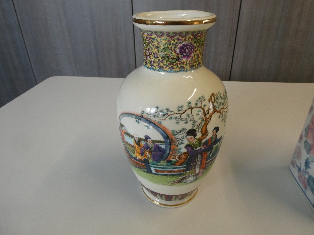 Leuke Chinese porseleinen potjes en vaasjes, Ophalen of Verzenden, Zo goed als nieuw, Meerkleurig, Overige materialen
