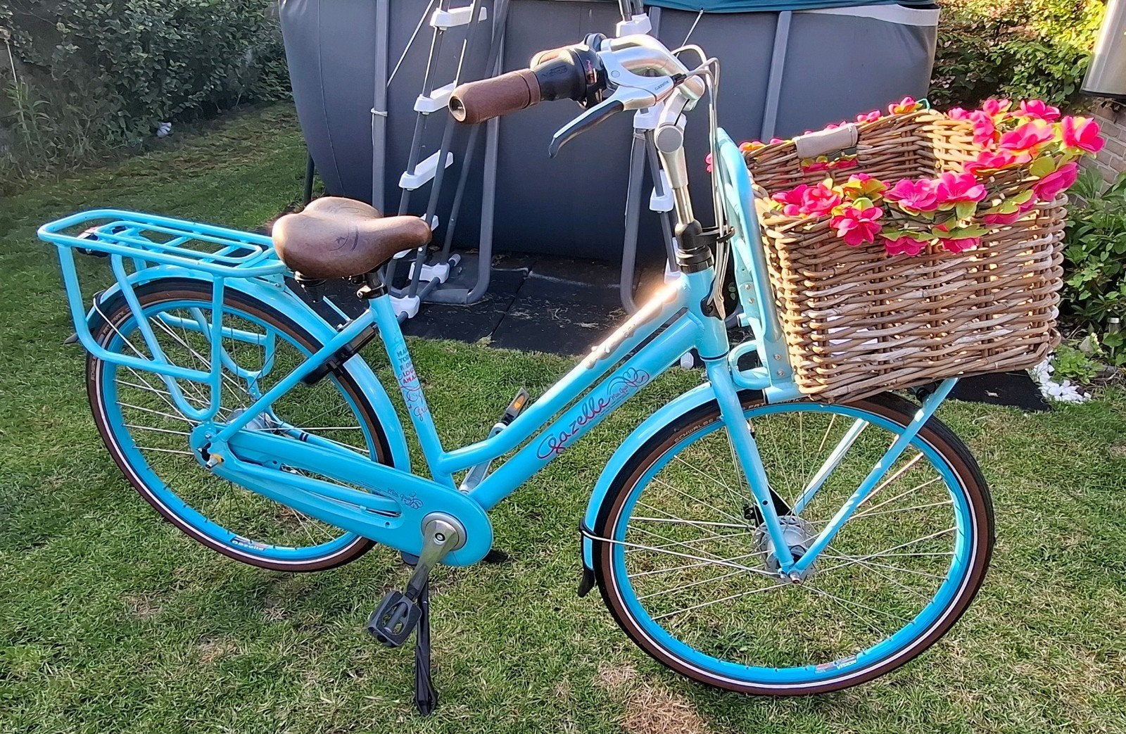 Gazelle Miss Grace transportfiets, Fietsen en Brommers, Ophalen, Velgrem, 47 tot 50 cm, Versnellingen
