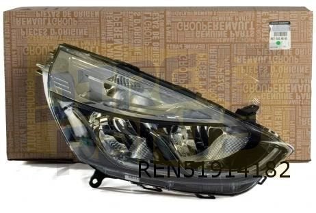 Renault Clio IV (9/16-10/19) koplamp Rechts (chrome accent), -, -, Nieuw, -