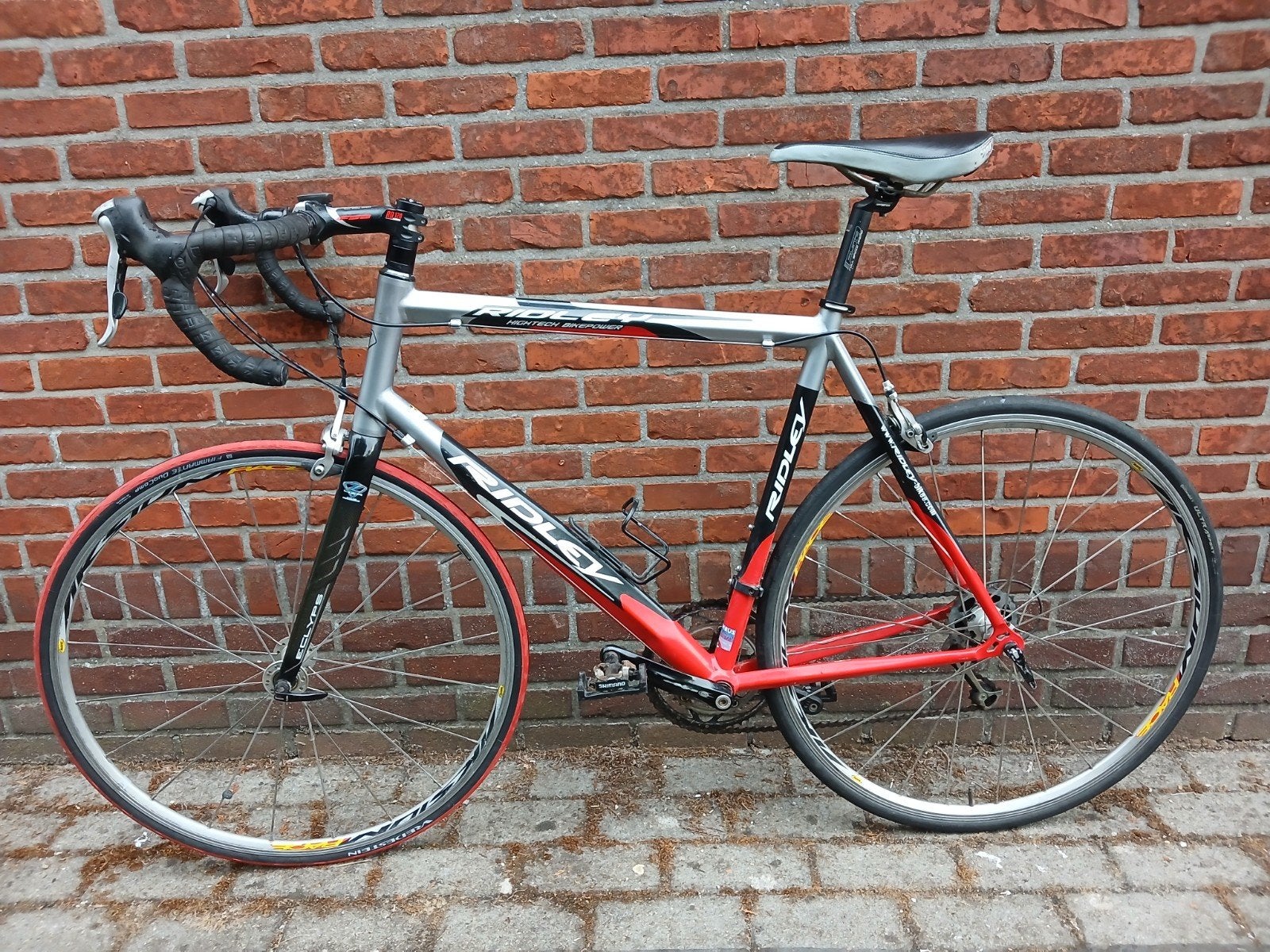 alu racefiets, 28 inch, Gebruikt, Velgrem, Aluminium