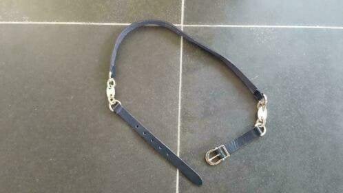 donkerblauwe leren riem van River Woods maat 85 - 90, Kleding | Dames, Losse buckle of gesp, 3 tot 5 cm, River Woods, Echt leder