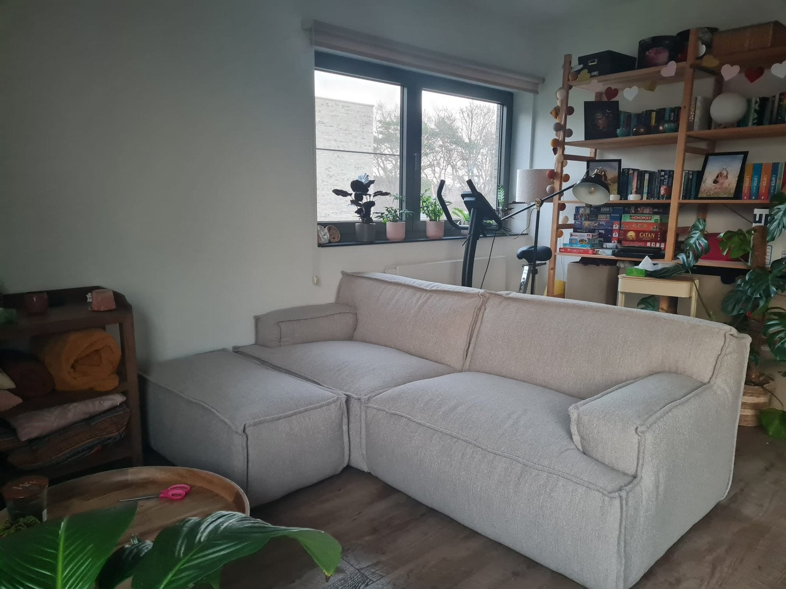 Zetel met poef/tussenstuk, Enlèvement, Comme neuf