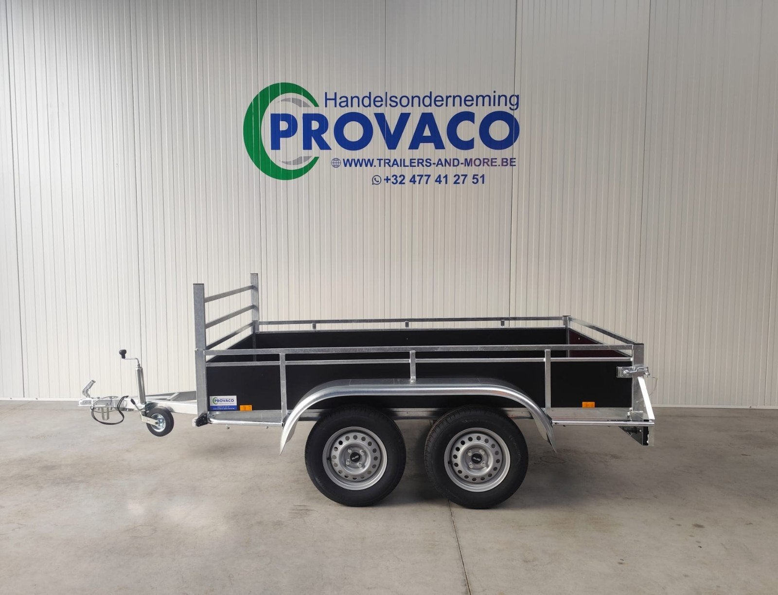 BW-TRAILERS 750kg keuringsvrij • nieuw met garantie en coc, Enlèvement, Neuf