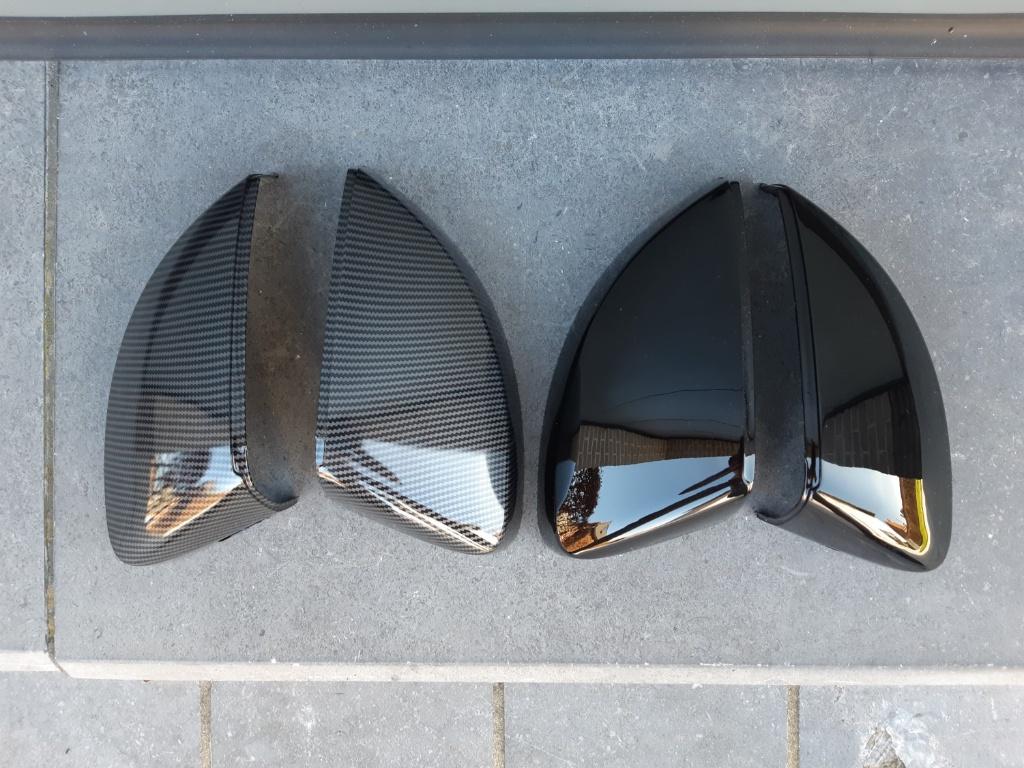 Carbon of Blinkend zwarte spiegelkappen voor Audi A3 RS3 S3, Ophalen of Verzenden, Nieuw, Audi