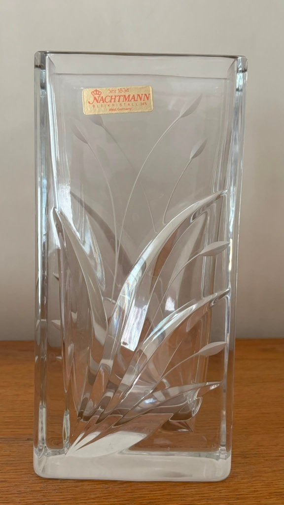 Nachtmann Bleikristall 24%, West Germany, 24 cm, Transparent, Verre, Enlèvement