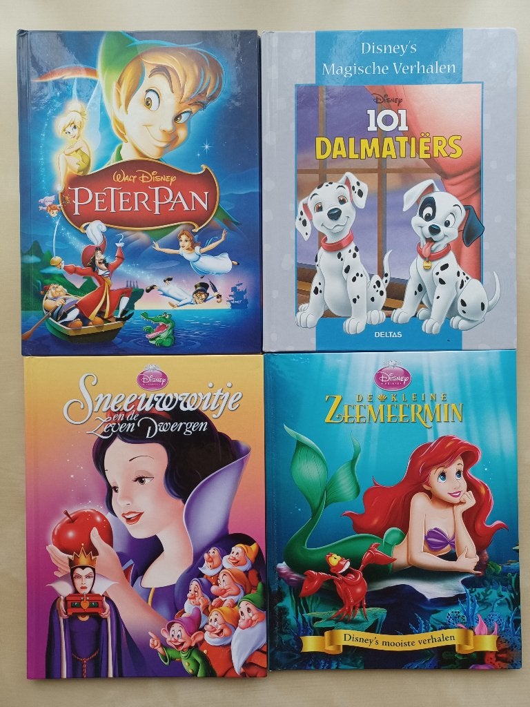 Disney's mooiste verhalen (4 boeken), Ophalen of Verzenden, Zo goed als nieuw, Disney, Sprookjes
