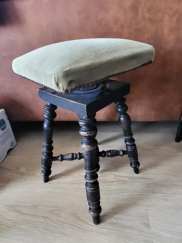 Vintage piano kruk, Enlèvement ou Envoi, Piano