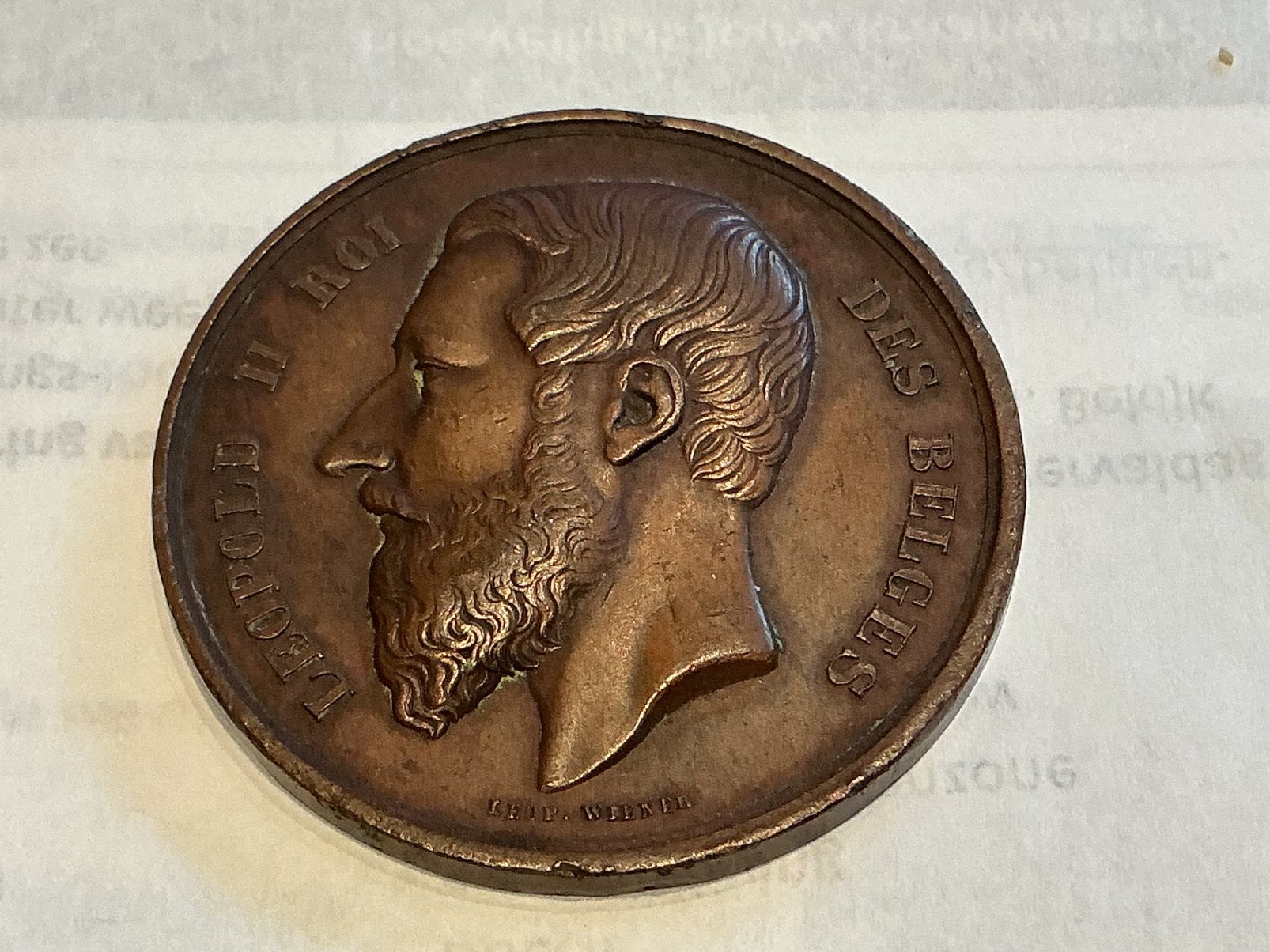 België oude zeer mooie medaille Ypres, Ophalen of Verzenden