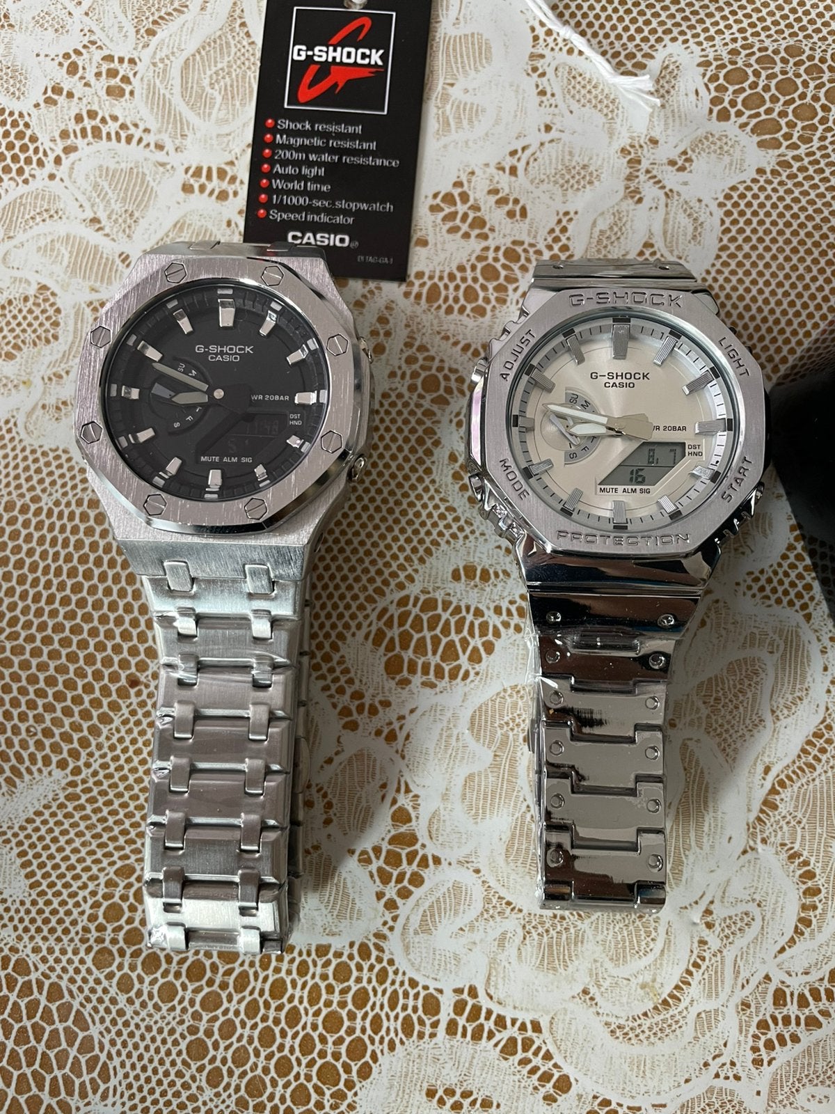 G-Shock / CasiOak Watches (Brand New), Verzenden, Nieuw, Zilver, Casio
