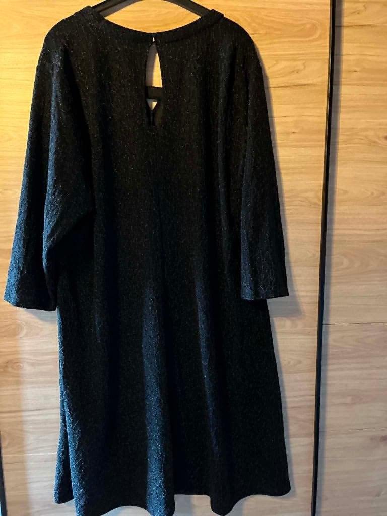 zwart kleed ms mode xxl 52, Kleding | Dames, Ophalen of Verzenden, Zo goed als nieuw, MS Mode, Jurk