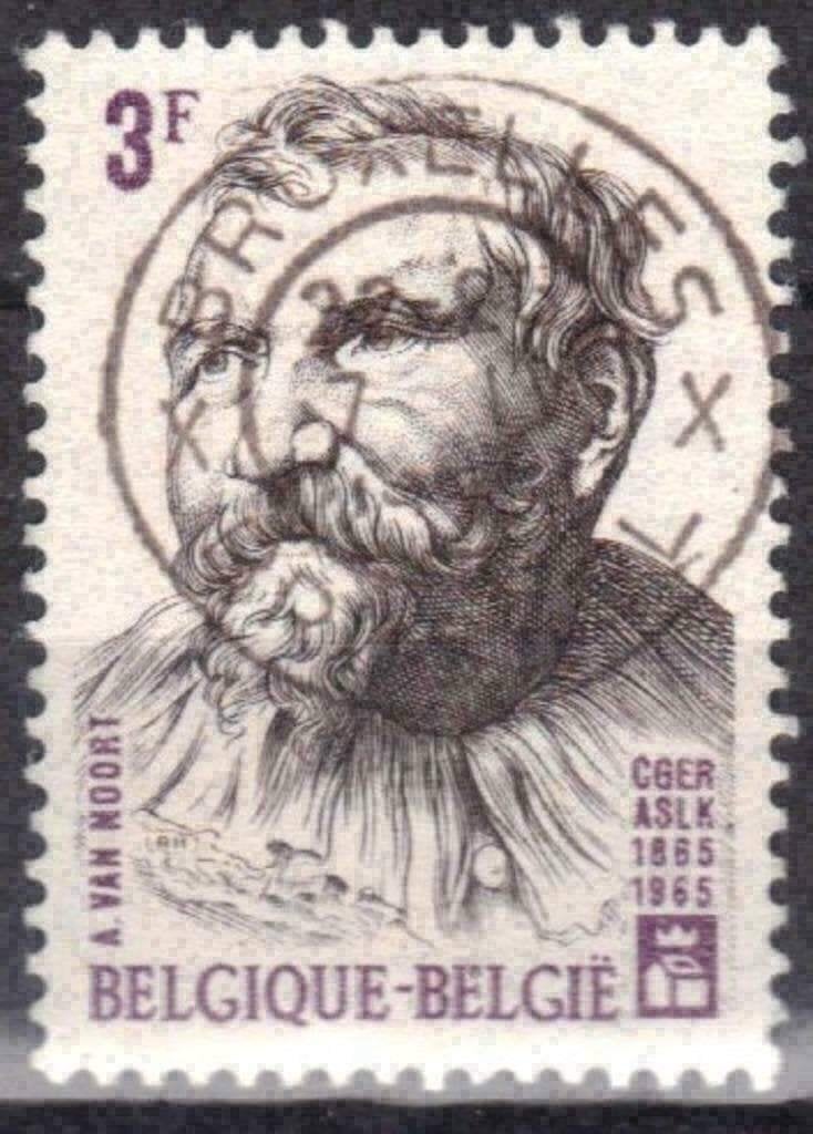 Belgique 1965 - Yvert/OBP 1324 - Adam Van Noort (ST), Timbres & Monnaies, Envoi, Affranchi, Oblitéré, Art