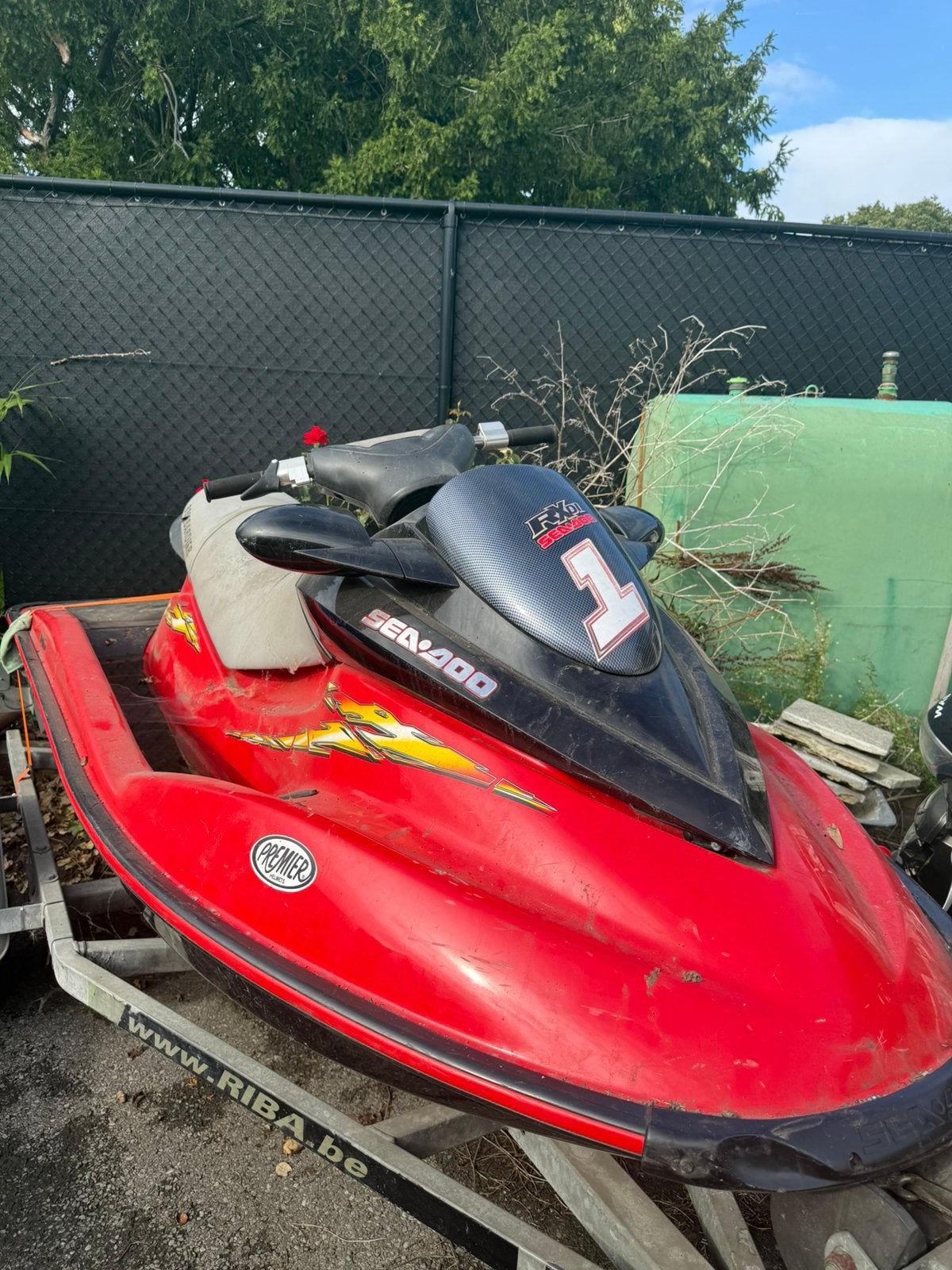 Sea-Doo RX DI jetski + RIBA aanhangwagen – compleet te koop, Watersport en Boten, Ophalen, Gebruikt