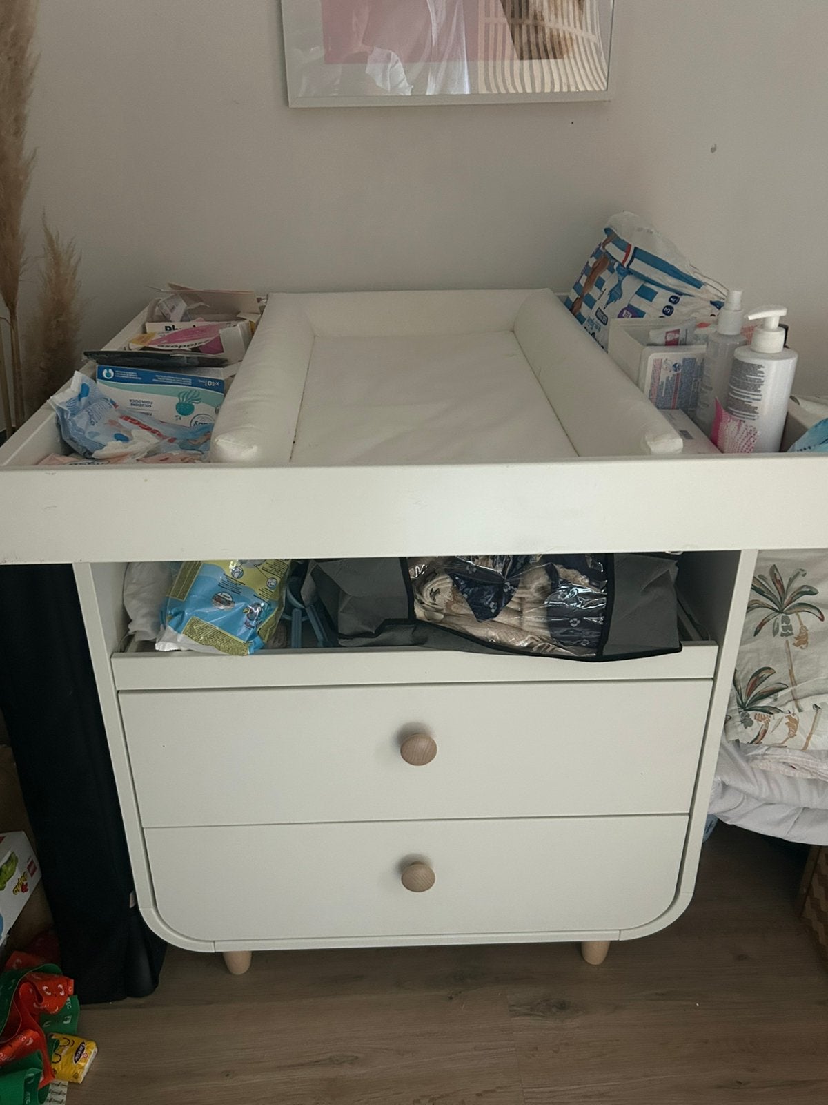 Table à langer - Comme neuve, Enlèvement, Comme neuf