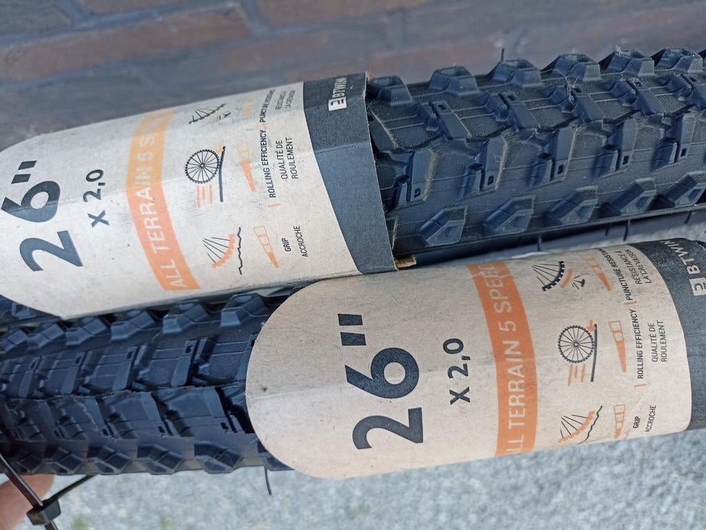 26" mtb buitenbanden, Ophalen