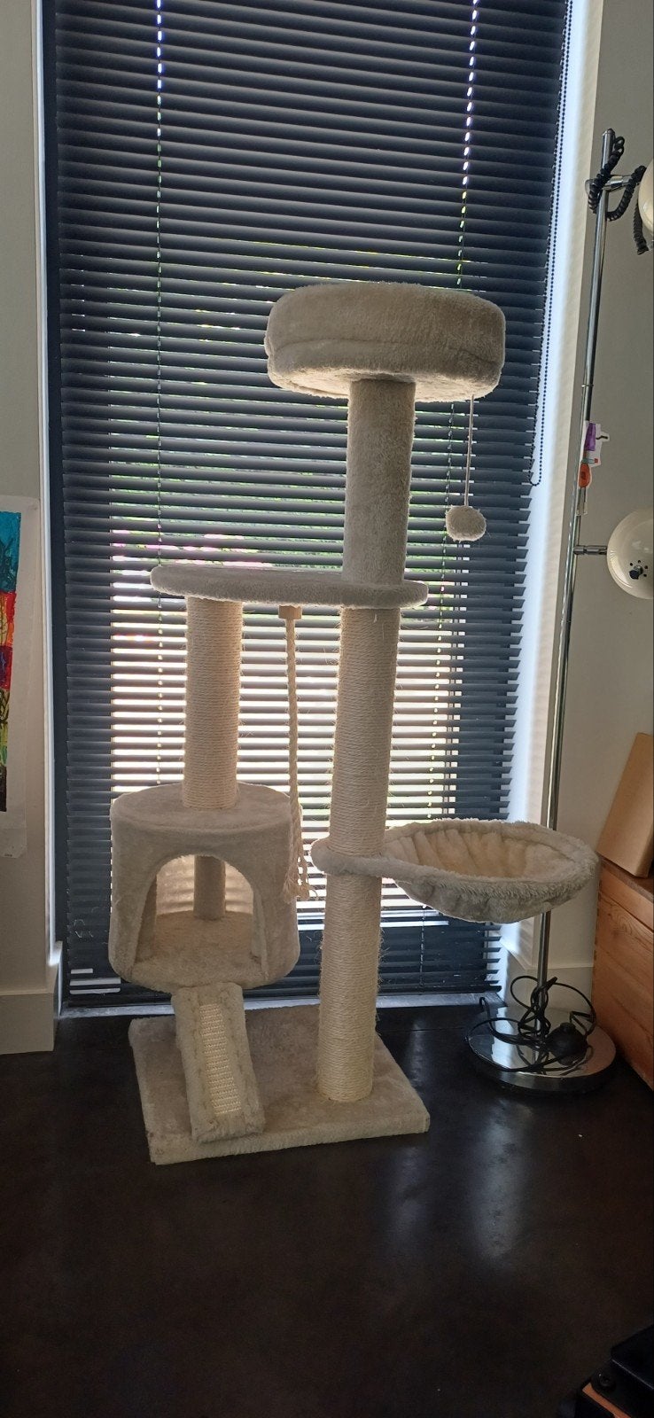 Krabpaal 114cm hoogte, Ophalen, Krabpaal