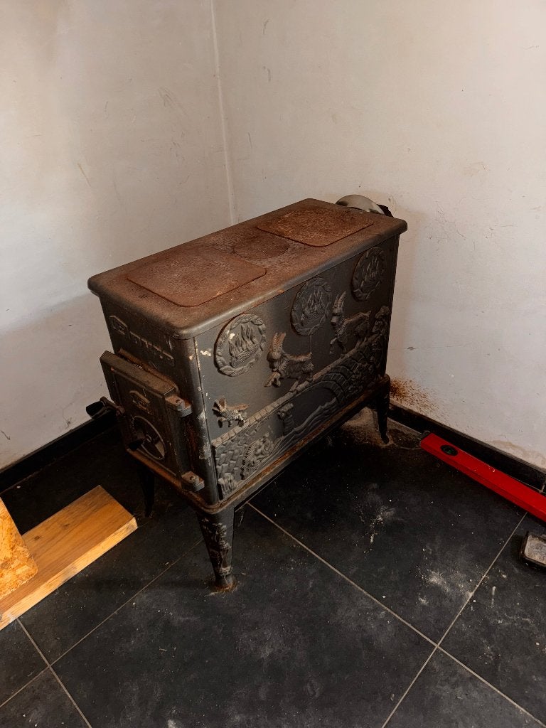 Poêle à bois Dovre 300CB/B, Maison & Meubles, Poêles, Comme neuf, Enlèvement, Bois, Autoportant