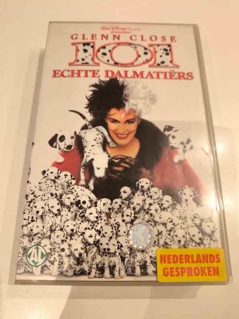 101 echte dalmatiërs vhs, Cd's en Dvd's, VHS | Kinderen en Jeugd, Ophalen of Verzenden