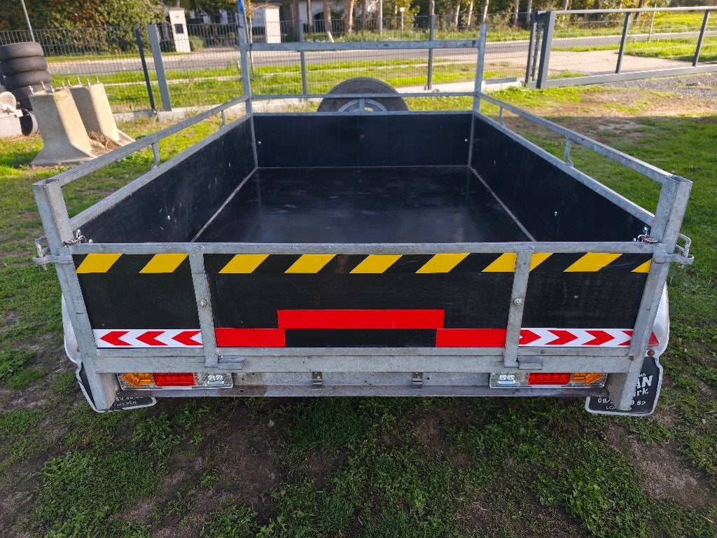 gegalvaniseerde aanhangwagen dubbelas in zeer goede staat, Ophalen, Zo goed als nieuw