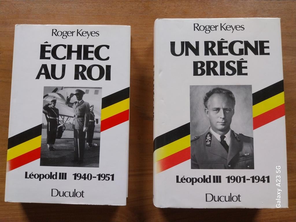 Lot 2 boeken Leopold III - Roger Keyes - Duculot, Ophalen of Verzenden