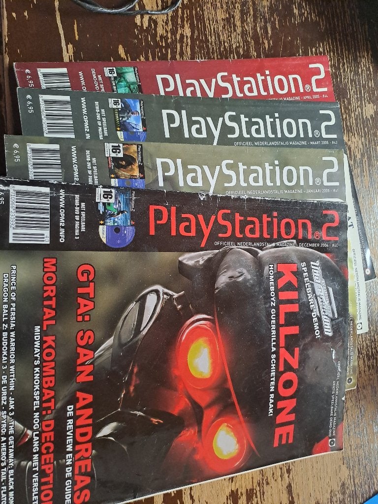 Anciens magazines Playstation 2, Livres, Enlèvement, Utilisé, Autres types
