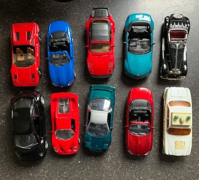 10 model auto's 1:39, Ophalen, Gebruikt, Auto, Matchbox
