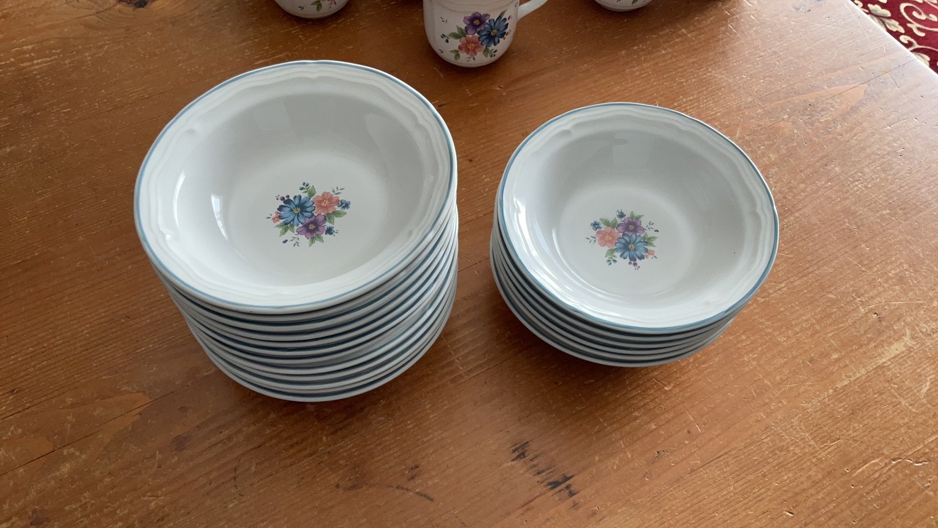 Provincial Bouquet Thailand: kommen 15,5cm, Huis en Inrichting, Keuken | Servies, Ophalen, Gebruikt, Kom(men)