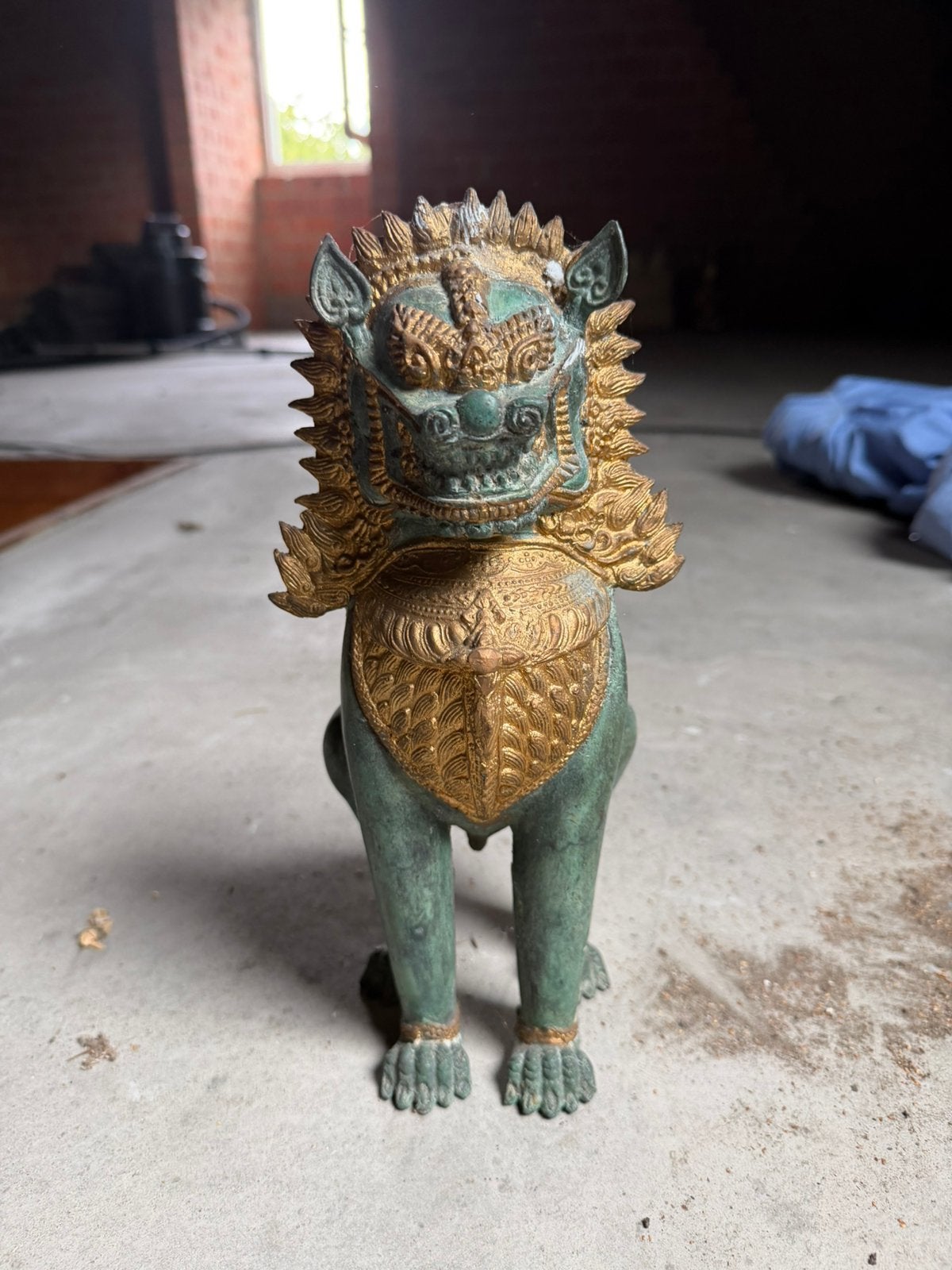 Singha tempelleeuw, Antiek en Kunst, Ophalen