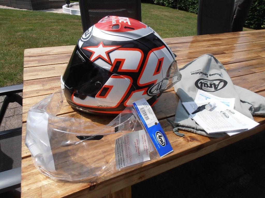Arai RX-7V Evo Hayden Reset maat Large, Arai, Casque intégral, Enlèvement, Neuf, sans ticket