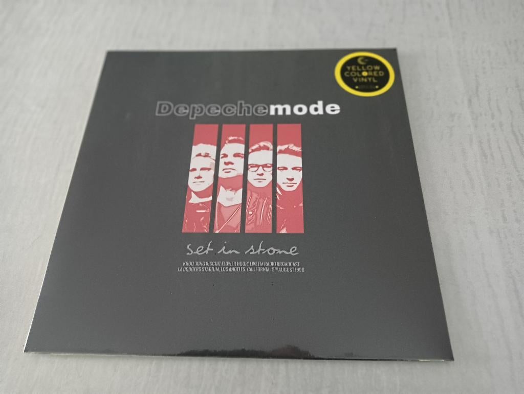 Depeche Mode LP - Stone Set - Édition spéciale - Jaune vnl, Housse de protection extérieure, Enlèvement ou Envoi, Neuf, dans son emballage