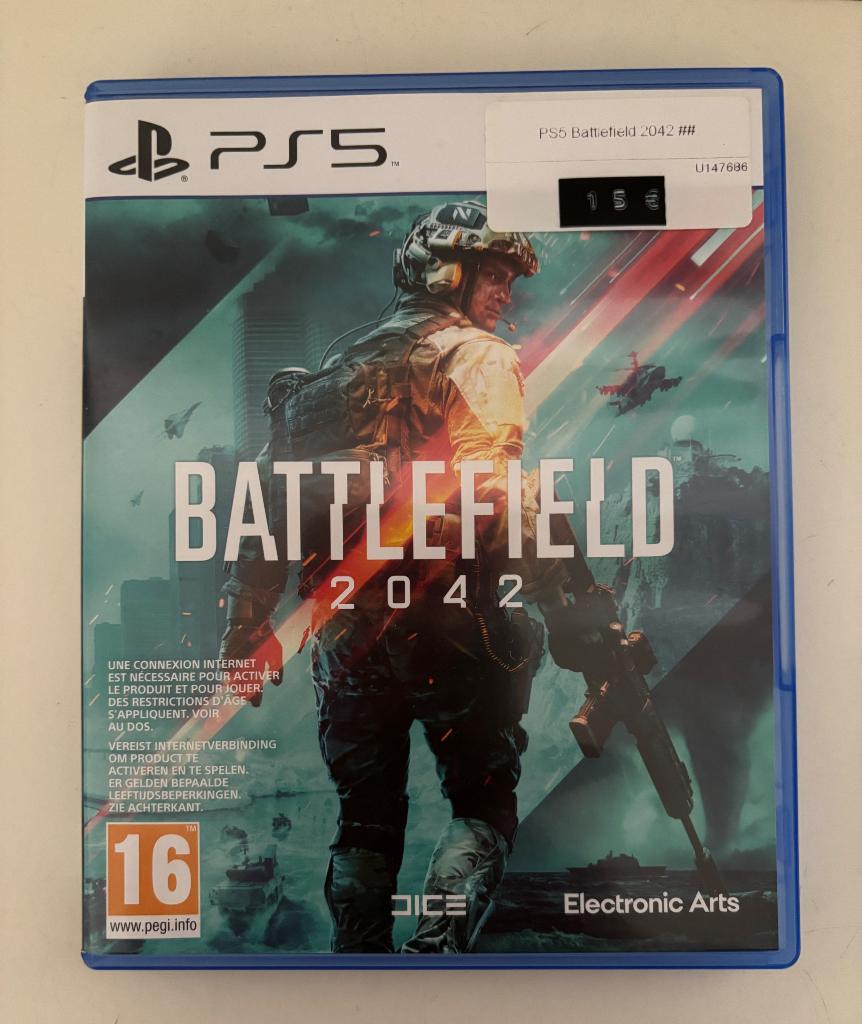 Battlefield 2042 playstation 5 spelletje, Games en Spelcomputers, Ophalen, Zo goed als nieuw