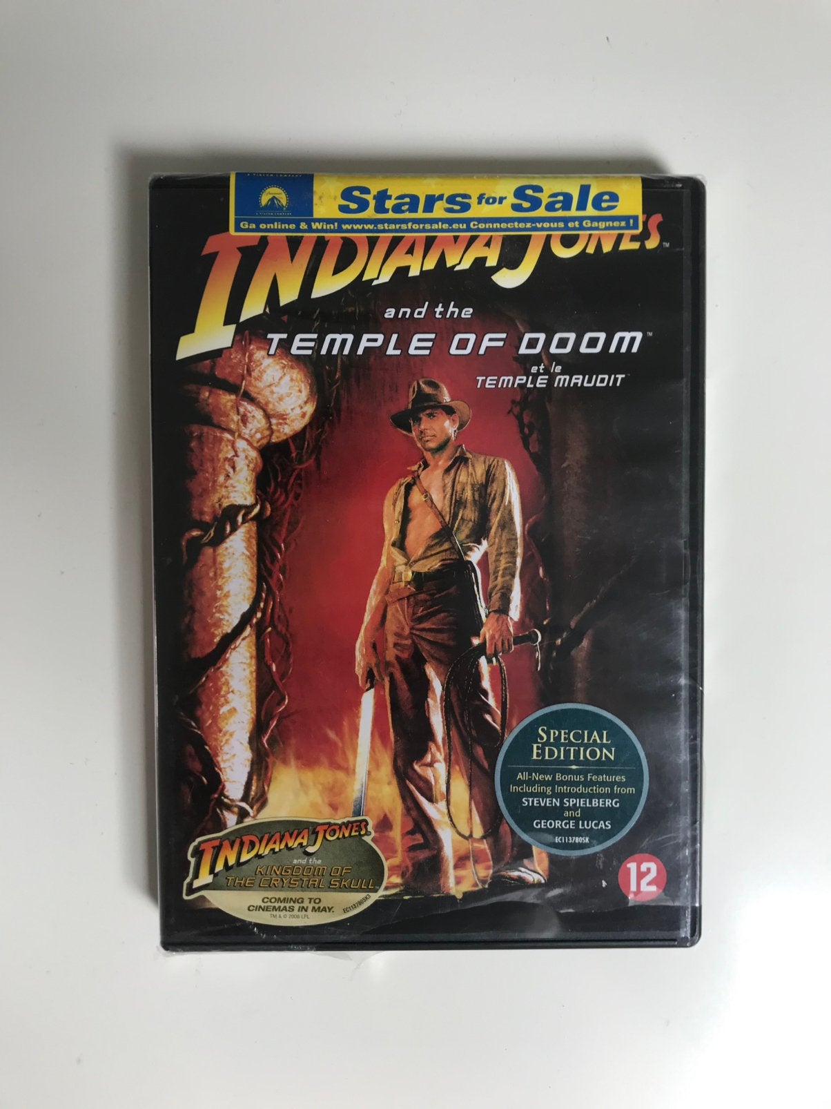 DVD Indiana Jones and the Temple of Doom (nieuw), Engels, Nederlands, Ophalen of Verzenden, Nieuw in verpakking