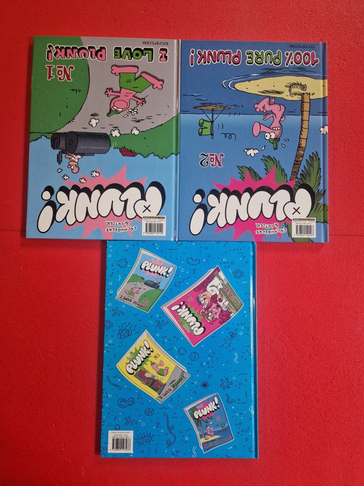 lot de 3 bd plunk 1 à 3,EO (intégrale de la série), Livres, Enlèvement ou Envoi