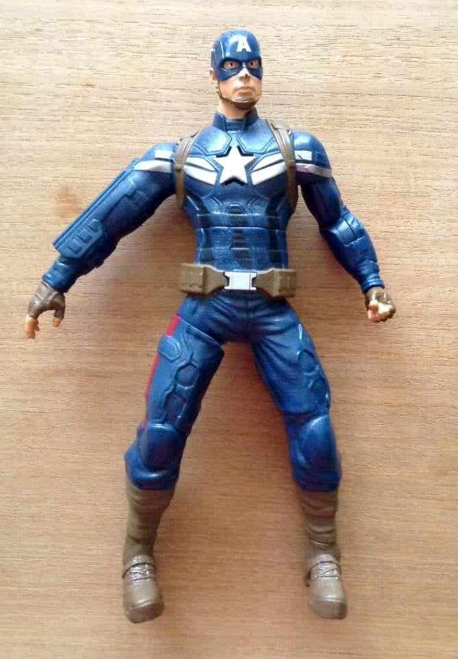 Grande figurine Captain America Hasbro Marvel 30cm, Enlèvement ou Envoi, Comme neuf