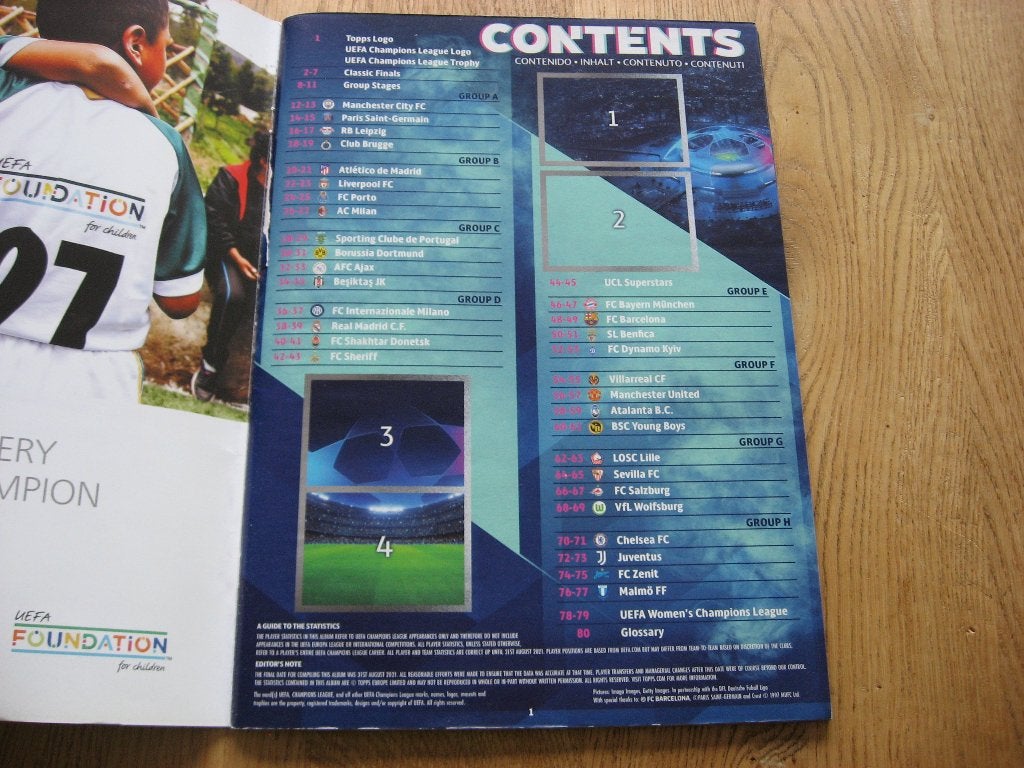 Leeg Album UEFA Champions League Season 2021/22 Topps, Verzamelen, Ophalen of Verzenden, Nieuw