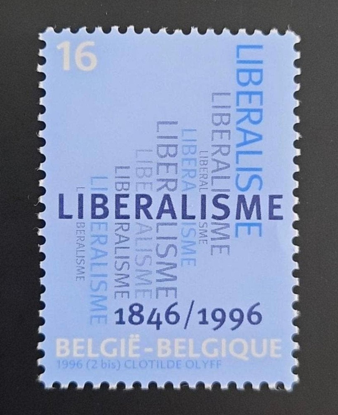 Belgique : COB 2628 ** Libéralisme 1996., Sans timbre, Neuf, Enlèvement ou Envoi, Non oblitéré