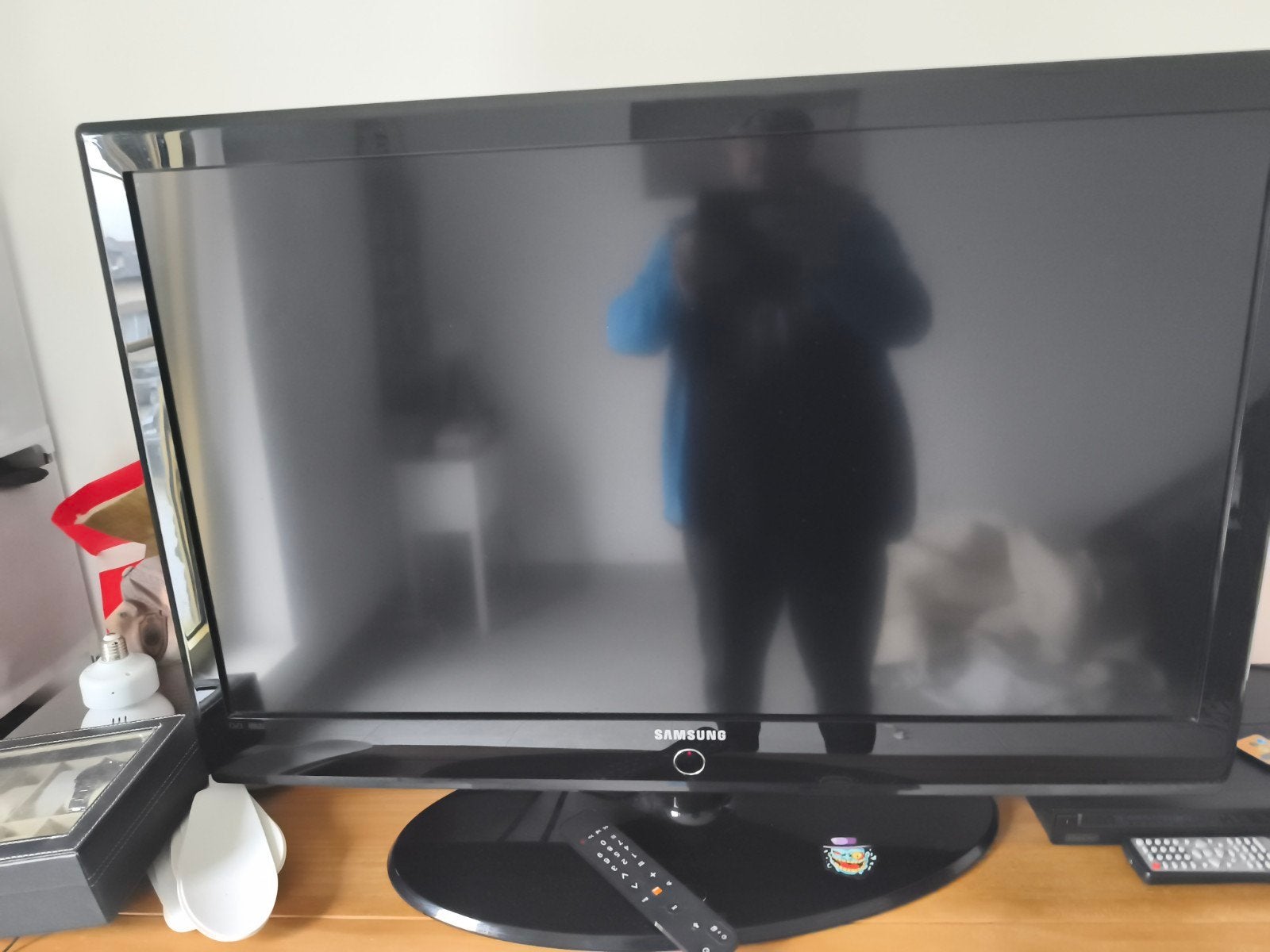 tv plat Samsung Le40..., Ophalen, Samsung