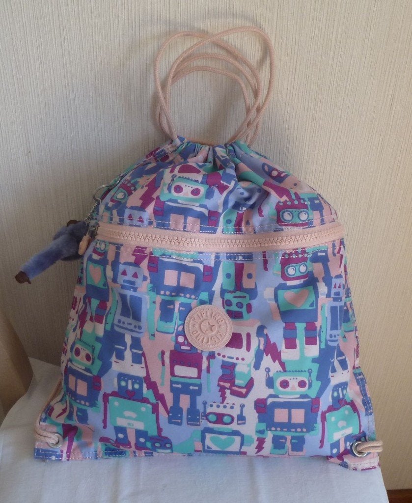 Kipling veelkleurige sportrugzak, Gebruikt, Kipling, 25 tot 40 cm, Ophalen of Verzenden