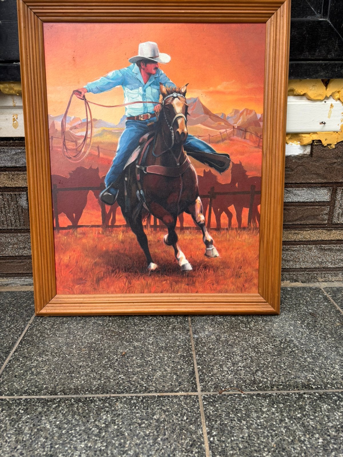 2 cowboykaders in goede staat, Audio, Tv en Foto, Foto | Digitale fotokaders, Ophalen