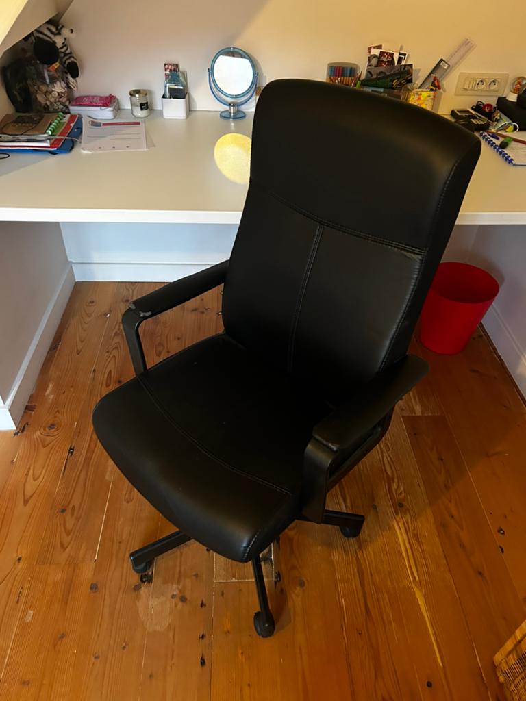 Bureaustoel IKEA, Ophalen, Gebruikt, Zwart, Bureaustoel
