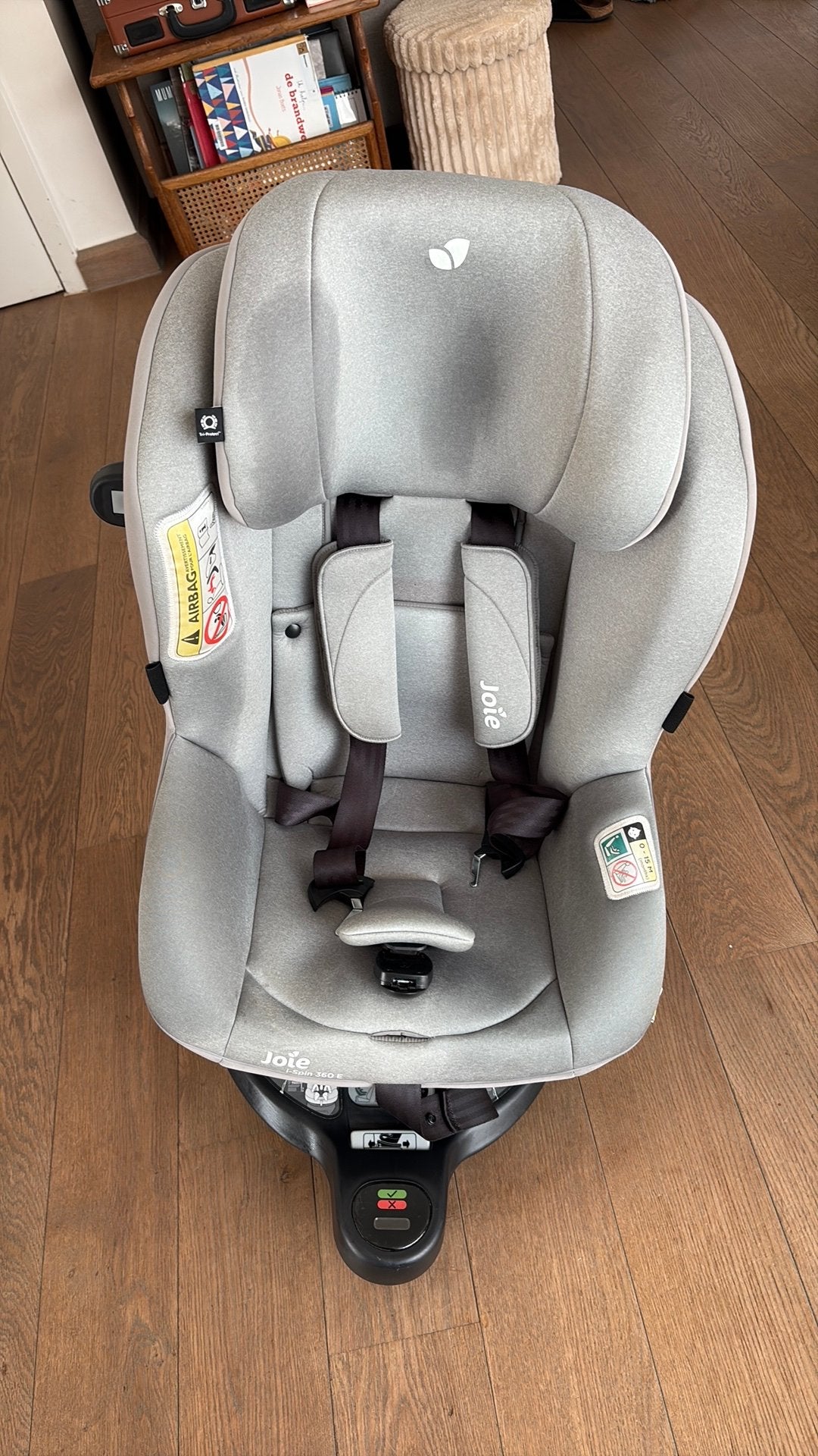 Joie Ispin 360 - Autostoel met isofix, 0 t/m 18 kg, Zijbescherming, Zo goed als nieuw, Isofix