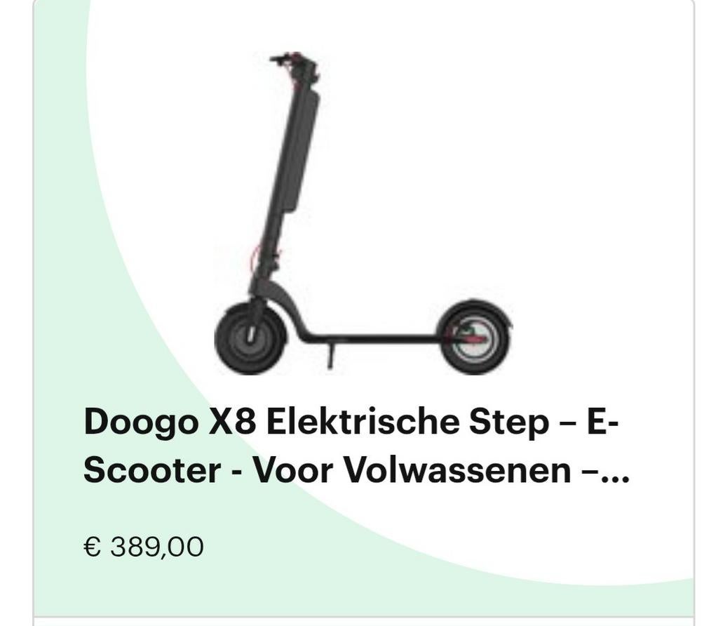 E scooter voor volwassenen, Ophalen